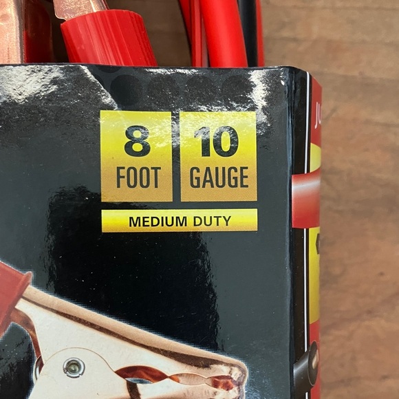 Booster Cables 8ft. New and compact - Picture 2 of 11